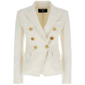 Balmain Double-breasted Denim Blazer