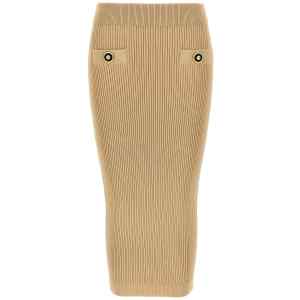 Balmain Ribbed Midi Skirt