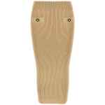 Balmain Ribbed Midi Skirt