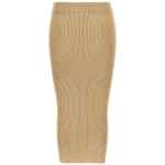 Balmain Ribbed Midi Skirt