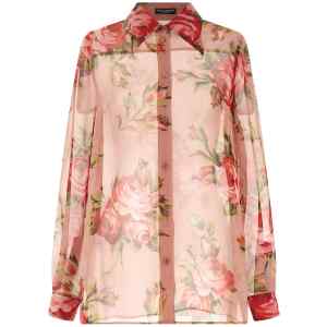 Dolce & Gabbana Bouquet Rose Shirt