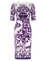 Dolce & Gabbana Maiolica Print Dress