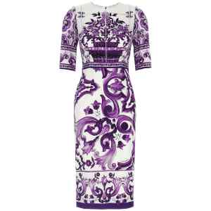 Dolce & Gabbana Maiolica Print Dress