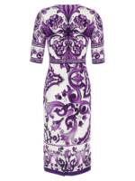 Dolce & Gabbana Maiolica Print Dress