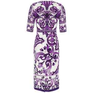 Dolce & Gabbana Maiolica Print Dress