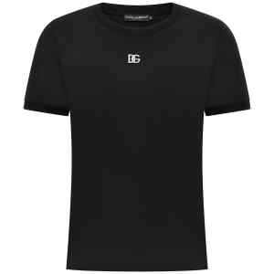 Dolce & Gabbana Rhinestone Logo T-shirt