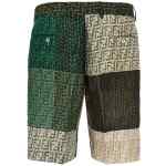 Fendi Patchwork Bermuda Shorts
