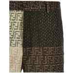 Fendi Patchwork Bermuda Shorts
