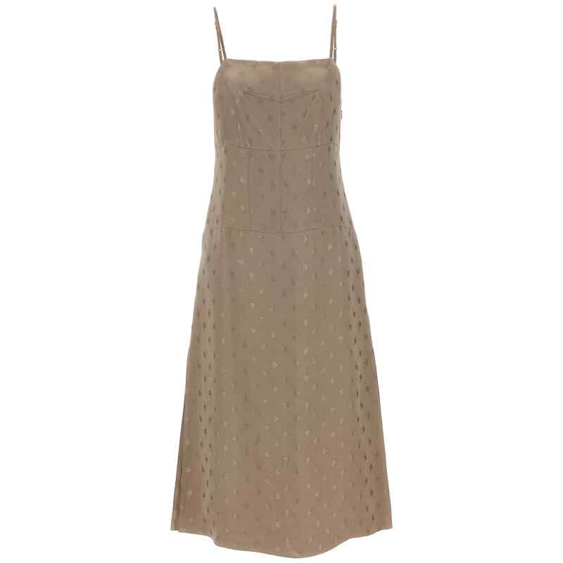 Fendi Satin Midi Dress