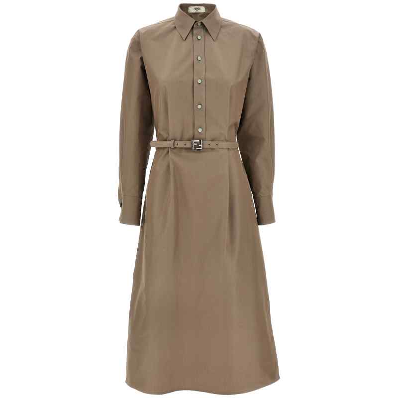 Fendi Chemisier Midi Dress