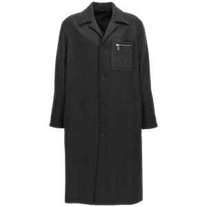 Fendi Single-breasted Cashmere Coat