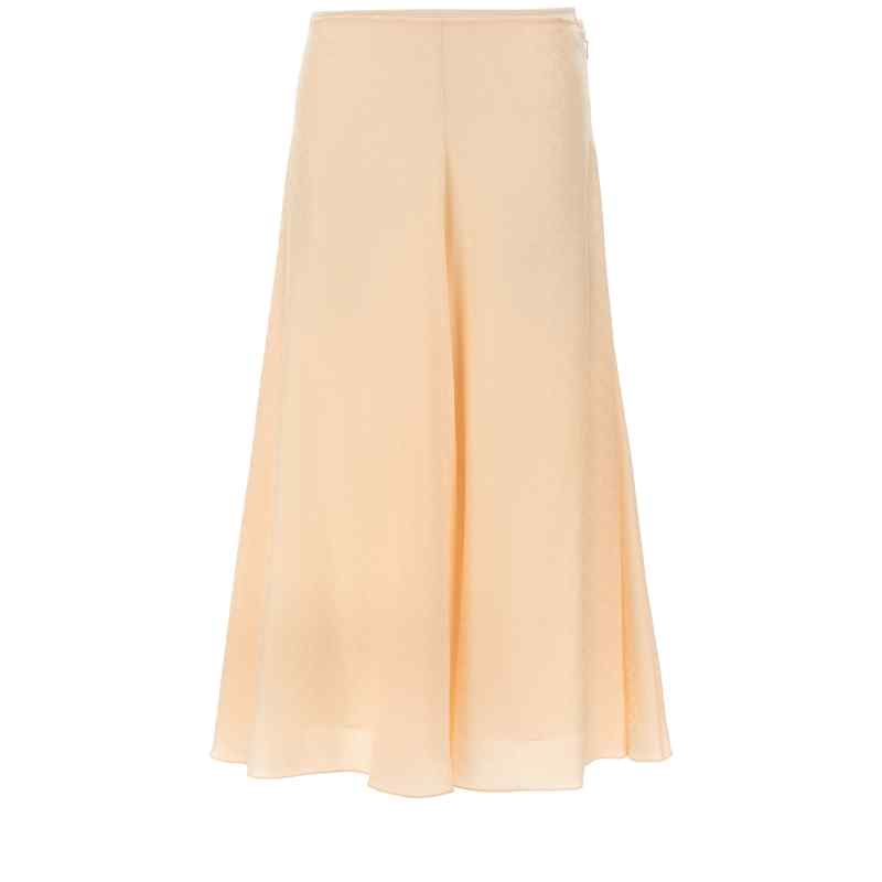 Fendi Ff Silk Skirt