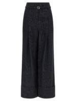 Fendi Pinstripe Wool Pants