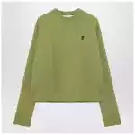 Ami Paris Ami de Coeur matcha green sweatshirt