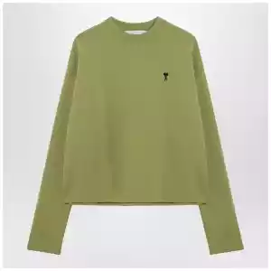 Ami Paris Ami de Coeur matcha green sweatshirt