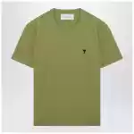 Ami Paris Ami De Coeur Matcha T-shirt