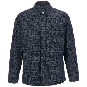 Fendi Overshirt Denim Ff