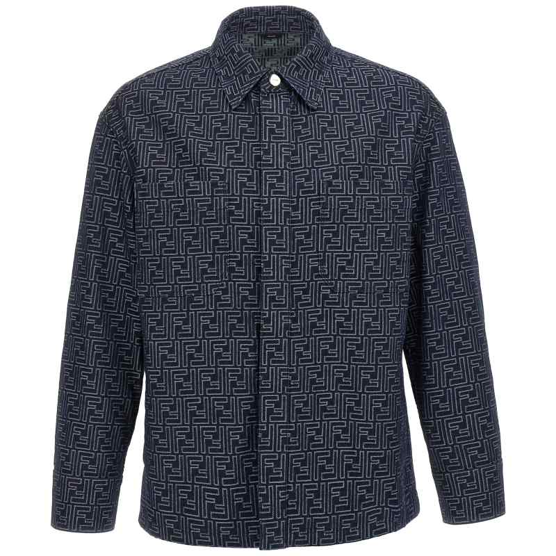 FW1321AUX4F0BUZ_01_M_2025-05-20T07-17-57.838Z-4 Fendi Overshirt Denim Ff