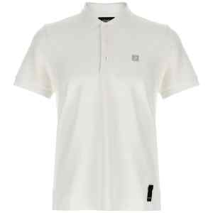 Fendi Ff Metallic Logo Polo Shirt