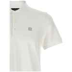 Fendi Ff Metallic Logo Polo Shirt