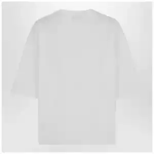 Balmain Oversized white T-shirt with logo print