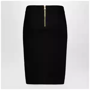 Balmain Black tweed pencil skirt
