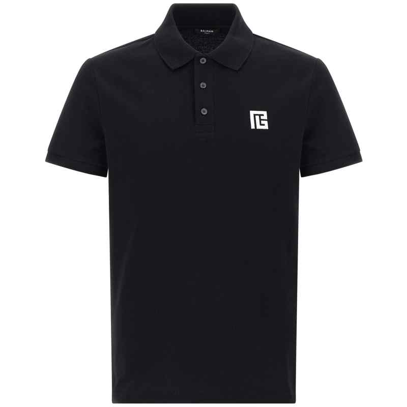 Balmain Embroidery Polo Shirt