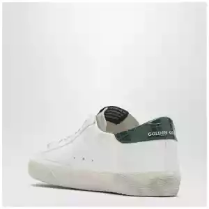 Golden Goose Super-Star sneakers in white/green