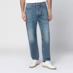 Golden Goose Washed-effect blue jeans