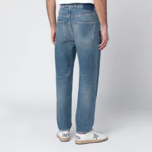Golden Goose Washed-effect blue jeans
