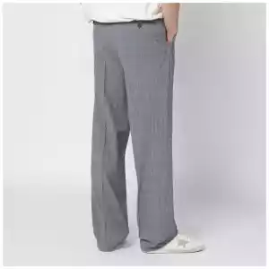 Golden Goose Grey Prince of Wales trousers