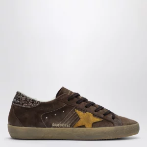 Golden Goose Super-Star brown/ochre suede sneakers