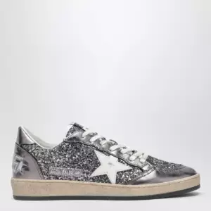 Golden Goose Ballstar silver glitter sneaker