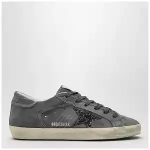 Golden Goose Super-star sneakers anthracite grey suede