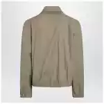 Ami Paris Beige Ami De Coeur zip-up jacket