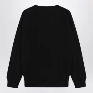 Black Ami de Coeur wool sweater by Ami Paris