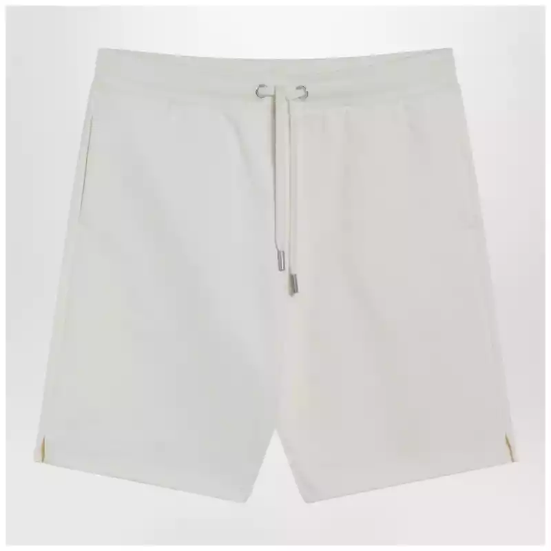HSO803747_S_AMI-136.x Ami Paris Ami De Coeur white bermuda shorts