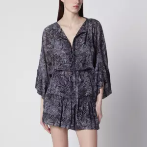 ISABEL MARANT Faded Night silk blouse