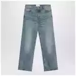 Ami Paris Blue washed-effect jeans