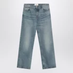 Ami Paris Blue washed-effect jeans