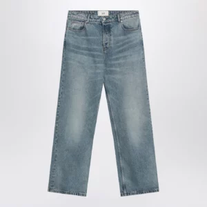 Ami Paris Blue washed-effect jeans