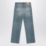 Ami Paris Blue washed-effect jeans