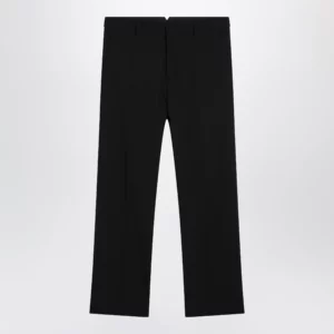 Ami Paris Black trousers in wool gabardine