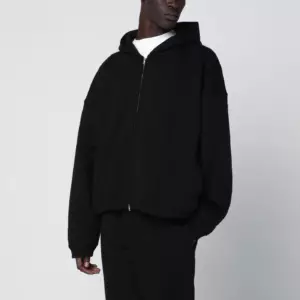 Represent Black zip-up hoodie