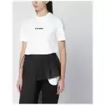 Jil Sander White T-shirt with logo print