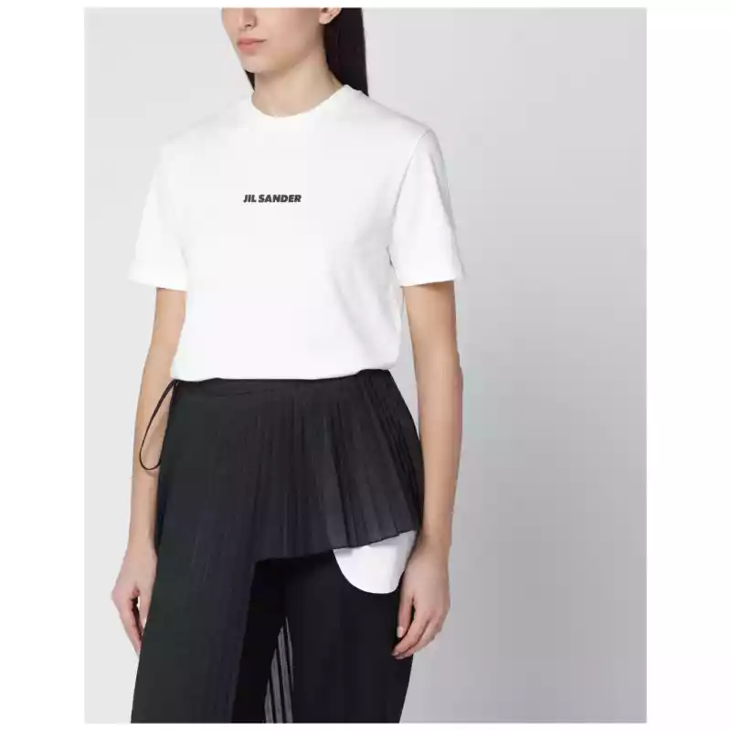 Jil Sander White T-shirt with logo print