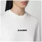 Jil Sander White T-shirt with logo print