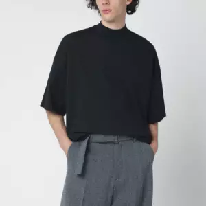 Jil Sander Black oversized cotton T-shirt