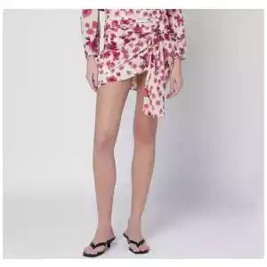 ISABEL MARANT Ovia multicolour printed miniskirt