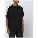 adidas Y-3 Black T-shirt in wool and nylon blend